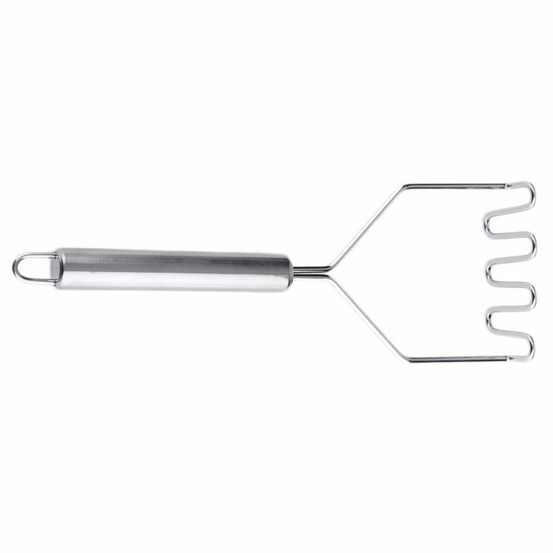 Stainless Steel Wave Shape Potato Masher Cutter Tool Kitchen Gadget Tools Sweet Potato Masher