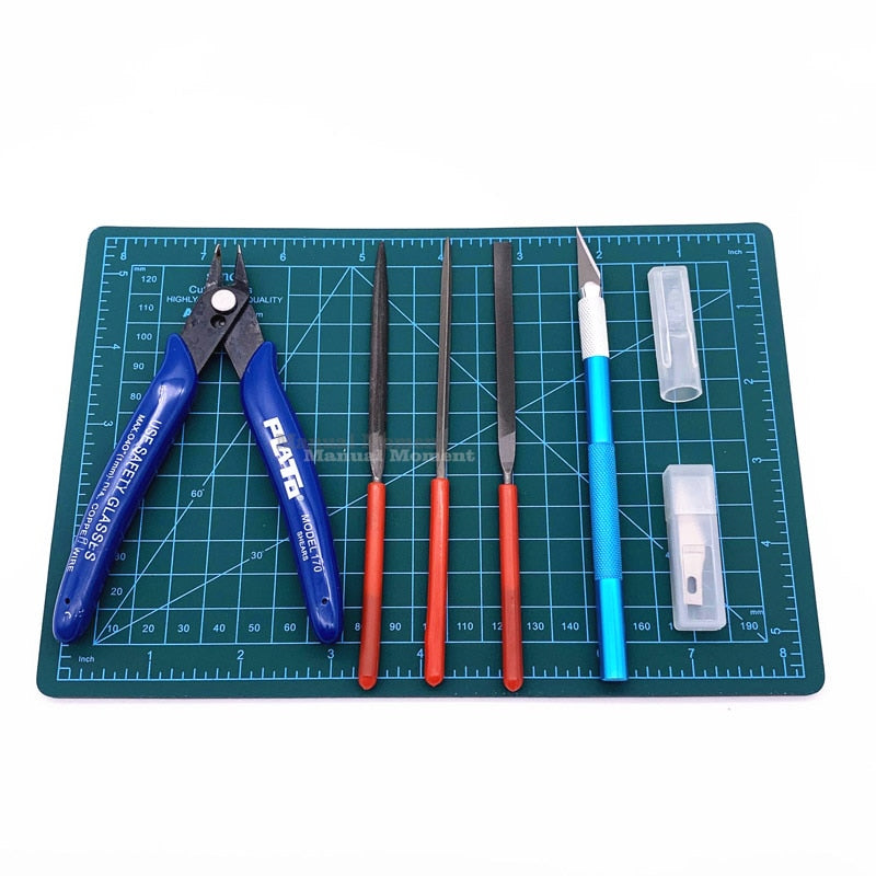 Model Building Tools Combo For Mecha Tools Military Hobby Model DIY Accessories Grinding Cutting Polishing Tools Set