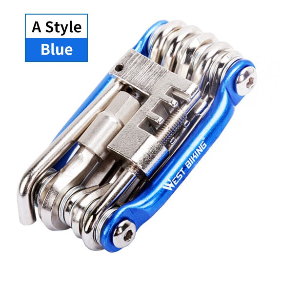 WEST BIKING Multifunction Bicycle Repair Tools Kit Steel Allen Wrench Screwdriver Cycling MTB Mountain Bike Maintenance Tools