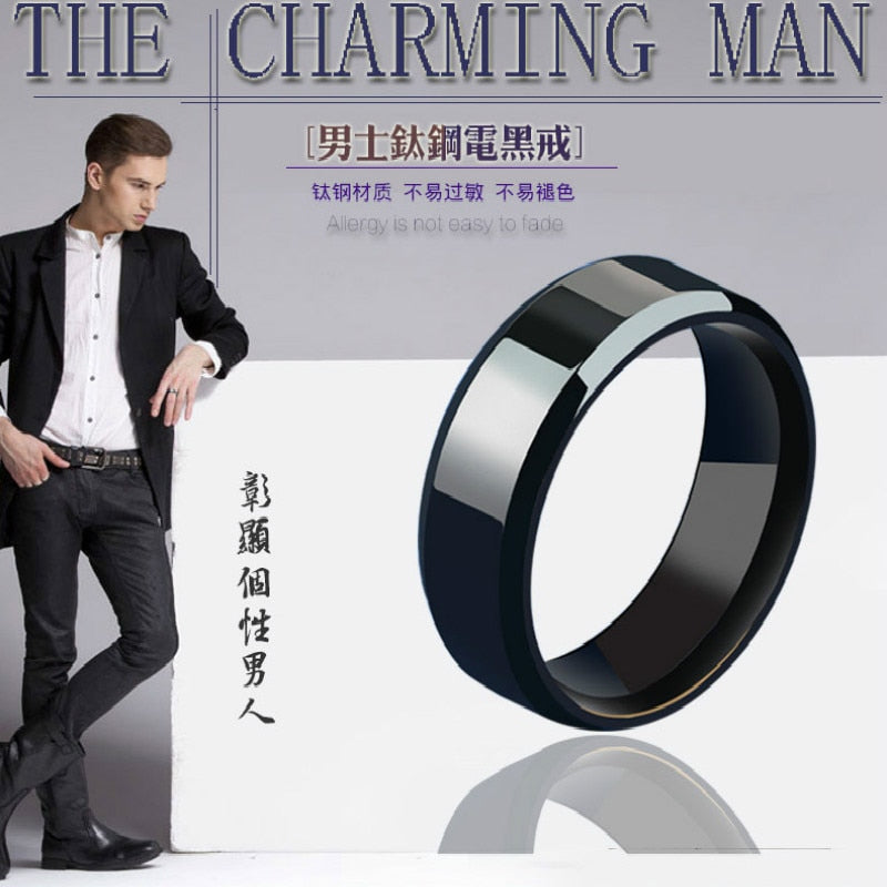 Black Titanium Ring