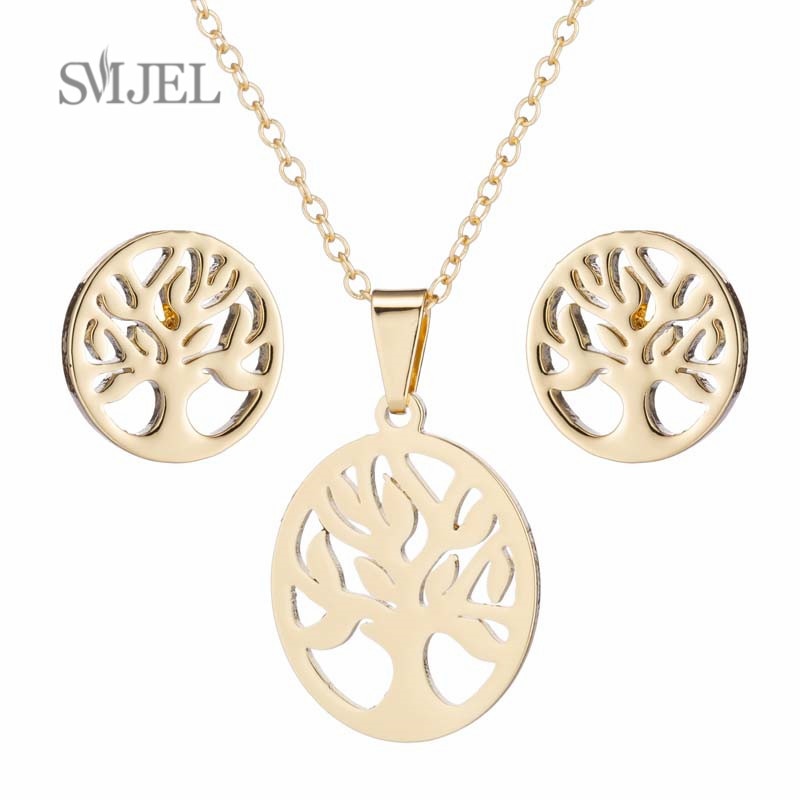 SMJEL Stainless Steel Necklaces for Women Jewelry Mini Animal Rabbit Necklace Heart Beat Dog Paw Print Collier Femme Wholesale