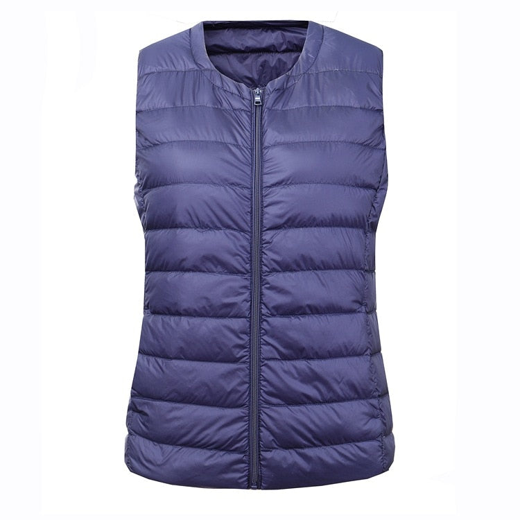 NewBang Brand 7XL 8XL Large Size Waistcoat Women's Warm Vest Ultra Light Down Vest Women Portable Sleeveless Winter Warm Liner