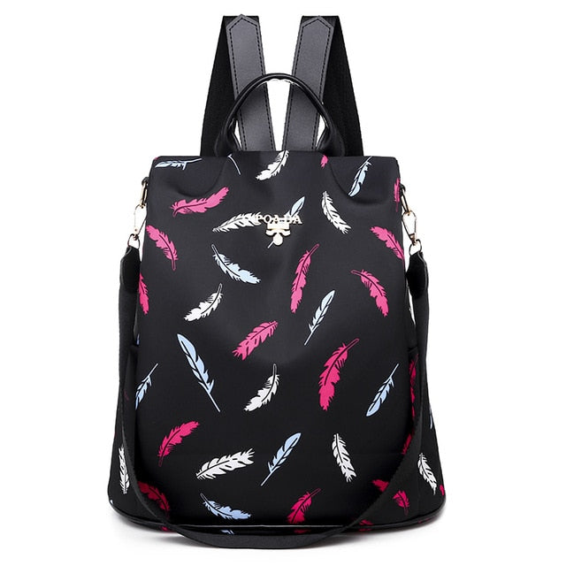 2021 Waterproof Oxford Women Backpack Fashion Anti-theft Women Backpacks Print School Bag High Quality Large Capacity Backpack
