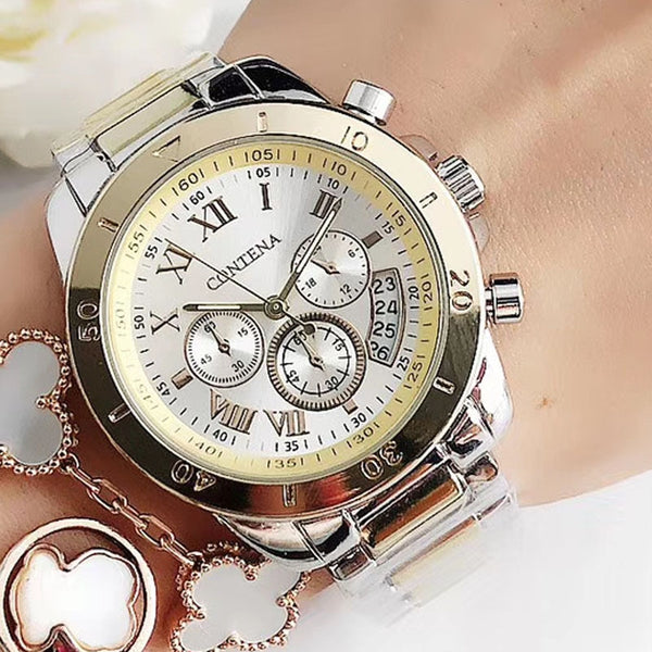 2022 Women Watches Geneva Famous Luxury Brand Fashion Gold Watches For Ladies Casual Female Quartz Watch Women's Wristwatches