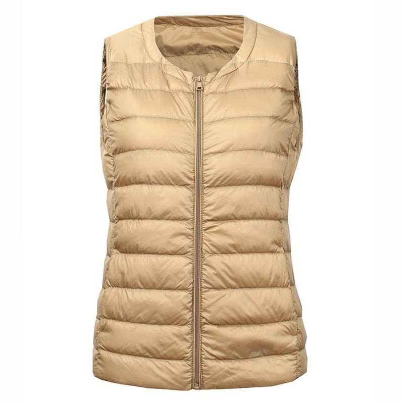 NewBang Brand 7XL 8XL Large Size Waistcoat Women's Warm Vest Ultra Light Down Vest Women Portable Sleeveless Winter Warm Liner