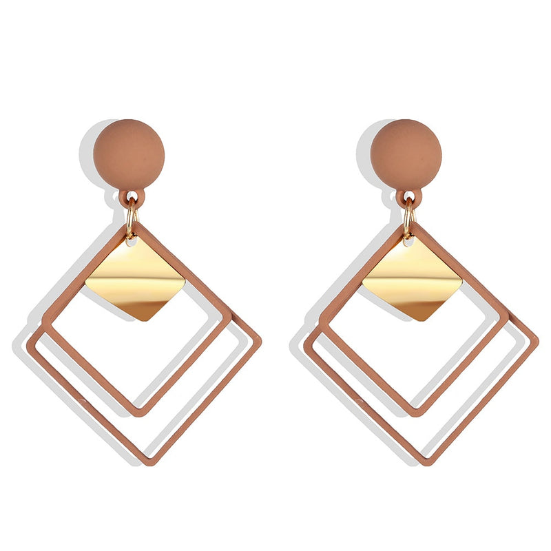 IPARAM Fashion Statement Geometric Drop Earrings for Women Vintage Alloy Earrings Party Jewelry Gifts Wholesale