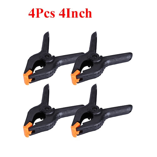 2/3/4/6/9inch Adjustable Plastic Spring Clamps for Woodworking Tools Wood Working Tools Carpentry Clamps Ferramentas Outils