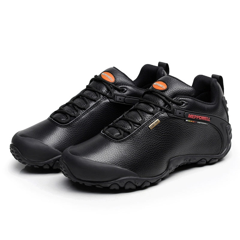 High Quality Unisex Hiking Shoes Autumn Winter genuine leather Outdoor Mens women Sport Trekking Mountain Athletic Shoes 224-5