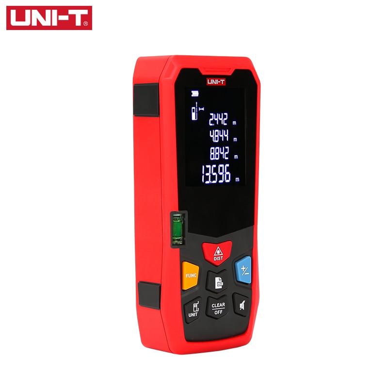 UNI-T Handheld Laser Rangefinder Distance Meter 40M 50M 60M 80M Medidor Laser Tape Build Measure Device Electronic Ruler