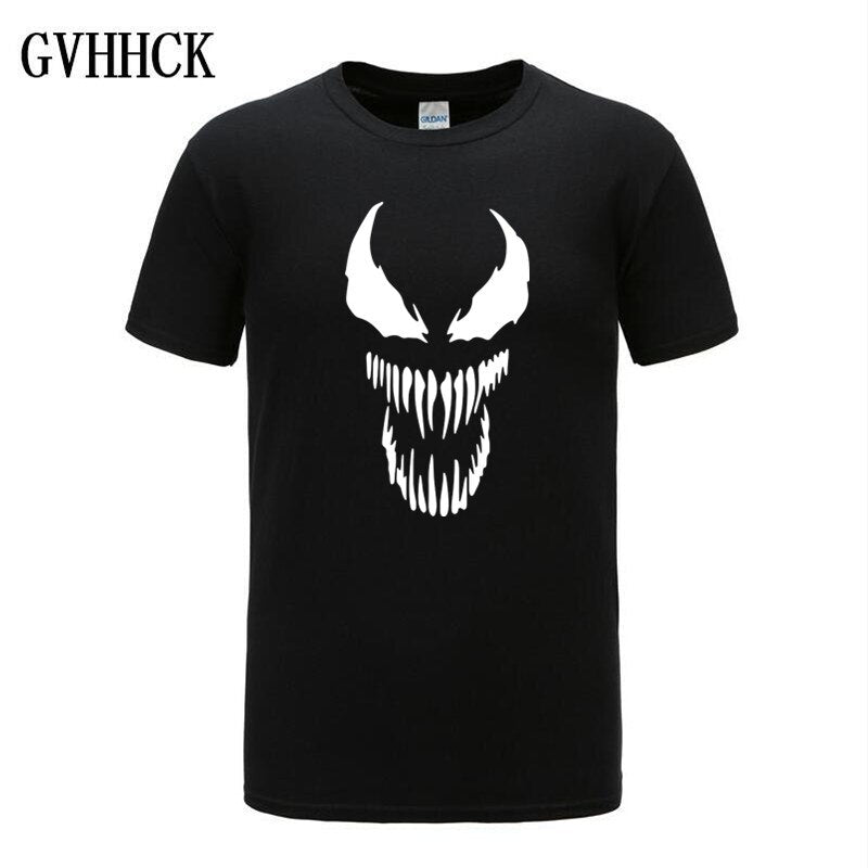 2019 Comic Thick Venom Hoodie Sweatshirts Men Superhero Anime Cool Black Autumn Winter Tops Plus Velvet Warm Hoody