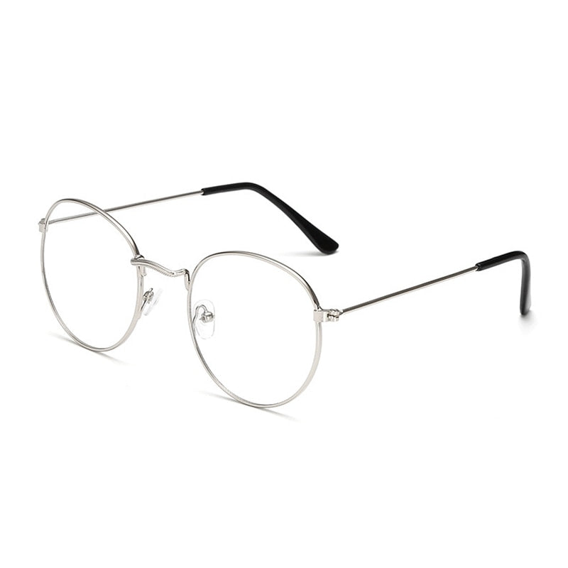 seemfly Round Reading Glasses Metal Prebyopia Spectacles For Men Women Hyperopia Eyewear Eyeglasses Frame Diopter 0 To 4.0