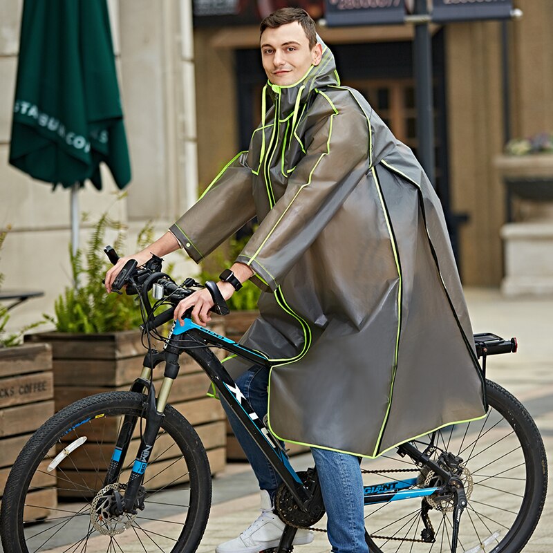 New Design Multi-functional Quality Waterproof Reusable Long Hooded Bicycle Women Raincoat Men Motorcycle Trench Coat