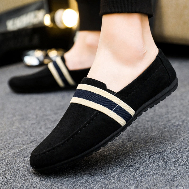 Spring Summer Men Loafers Casual Shoes Canvas Man Shoes Light Breathable Fashion Flat Footwear Eur 38-44