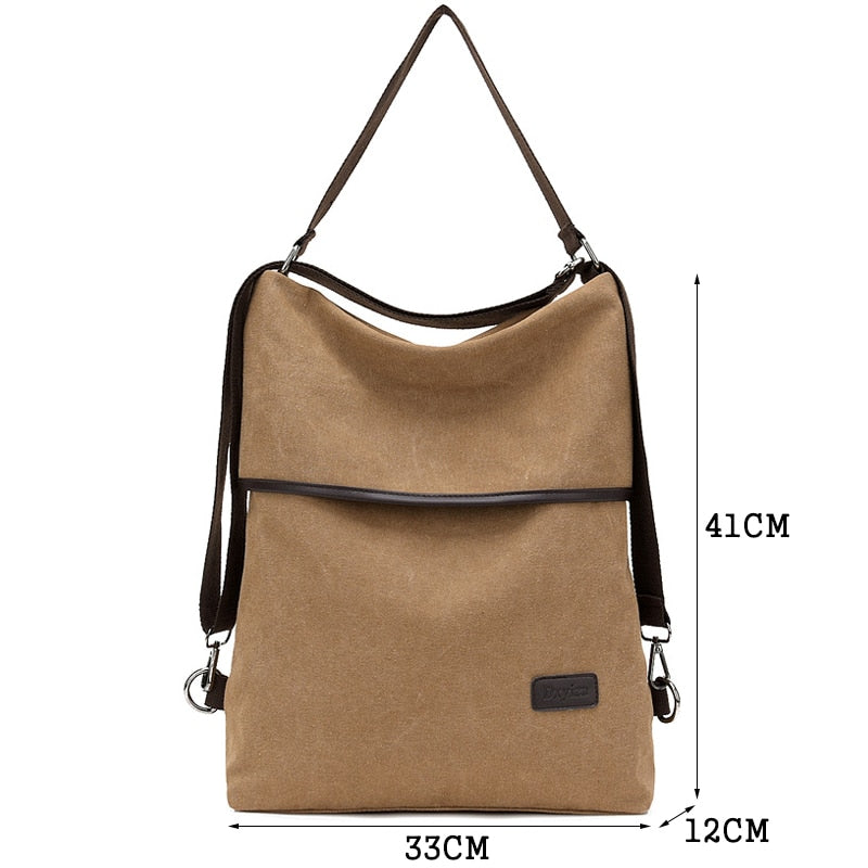 Fashion Women Backpacks Large Capacity Canvas Bookbag Waterproof Anti Theft Travel Backpack School Bag for Teenage Girls Mochila