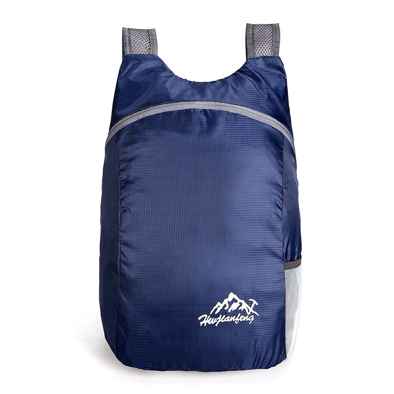 Bike Bag Nylon Fold Bicycle Backpack 20L Capacity Cycling Storage Bag Outdoor Ultralight Waterproof Bicycle Backpack