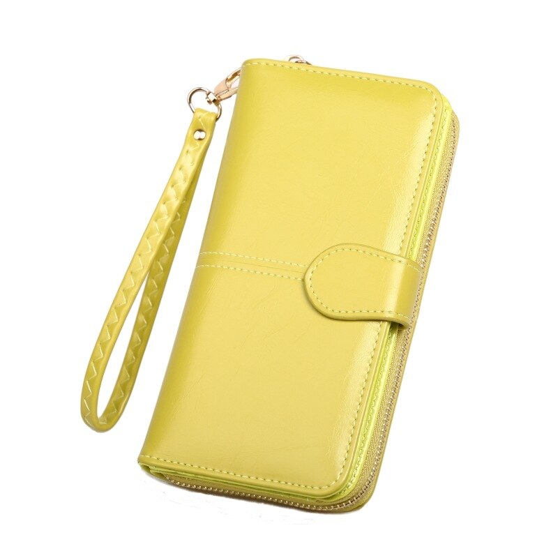 Pu Leather Women Wallets Women Purses Fashion Long Zipper Women&