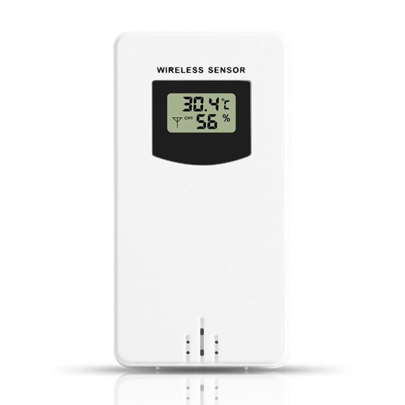 Professional Wireless Weather Station Indoor Remote Sensors Digital Alarm Clock Time Calendar Hygrometer Humidity Temperature