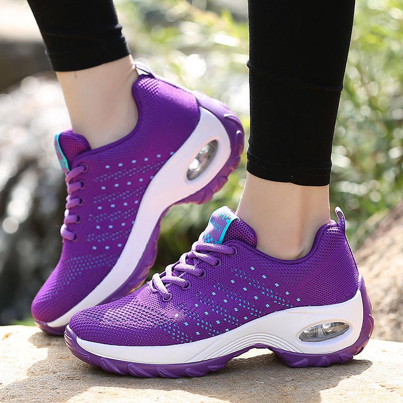 Women sneakers 2022 breathable mesh casual shoes woman tennis sneakers sports shoes female lace-up fashion sneakers women shoes