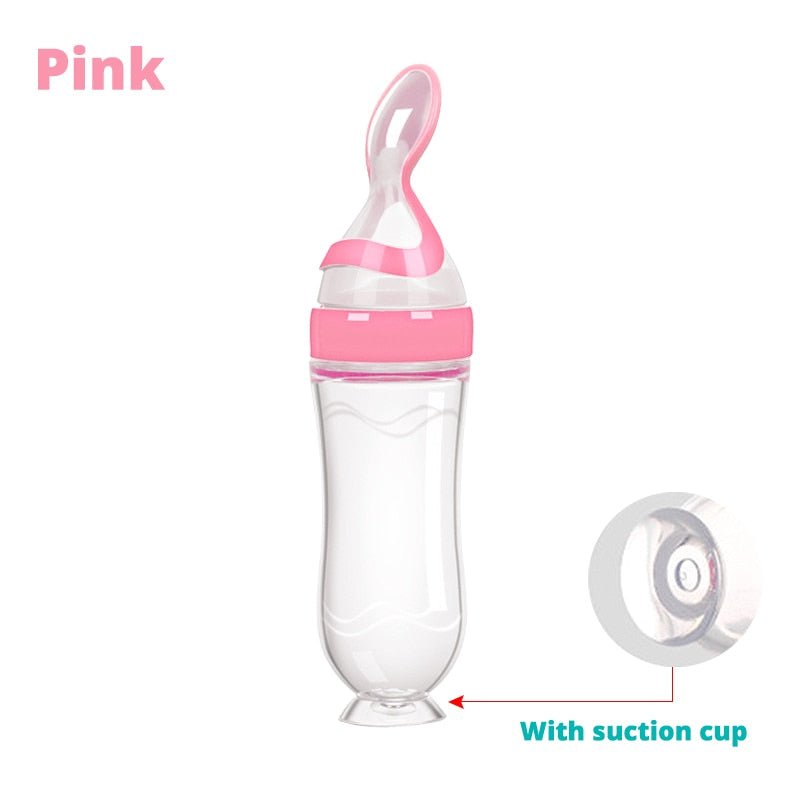 Baby Feeding Bottle Spoon Milk Bottle Baby Training Feeder Food Supplement Food feed Spoon baby gadgets BPA Free