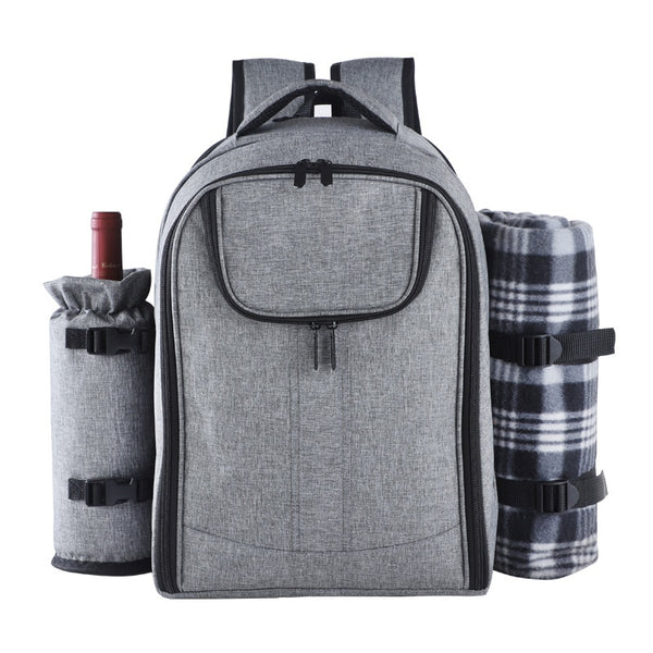 Picnic Backpack Basket Portable Cooler Insulated Fridge Box Travel Lunch BBQ Camping Thermal Outdoor Picnic Bag Waterproof