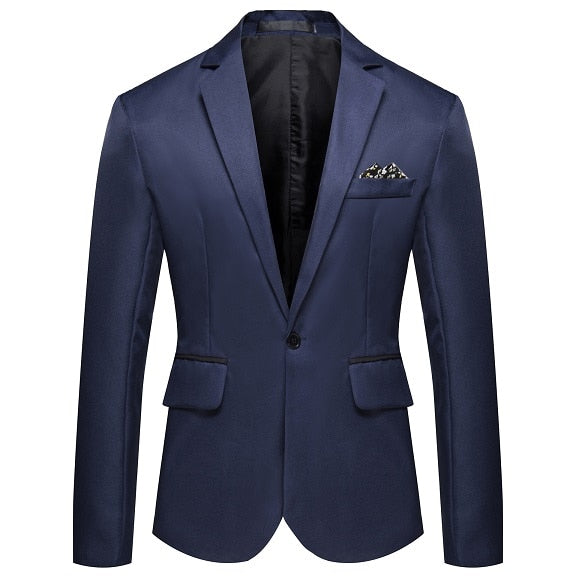 Men Slim Fit Office Blazer Mens Jacket Wedding Dress Casual Business Male Suit Coats Elegant Suit Man Jackets for Men&