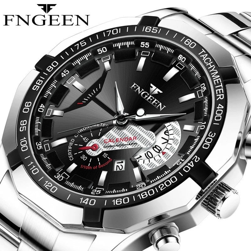 2022 Top Brand Luxury Watch Fashion Casual Military Quartz Sports Wristwatch Full Steel Waterproof Men&