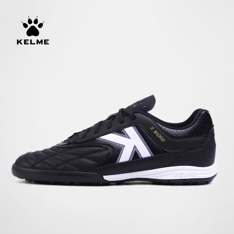 KELME Men Soccer Shoes Anti-Slippery Futsal Kid Football Sneakers Indoor Sports Shoes Professional Training TF Shoes ZX90111053