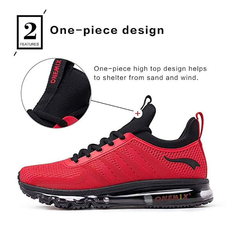 ONEMIX Men&#39;s Sport Running Shoes Music Rhythm Men&#39;s Sneakers Outdoor Athletic Jogging walking travel Shoe Size EU 39-47