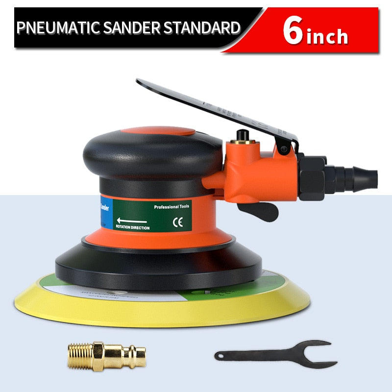 FivePears Pneumatic Orbital Sander Air Grinder，125mm/150mm Vacuum Eccentric Polishing/Grinding Machine Pneumatic Tools