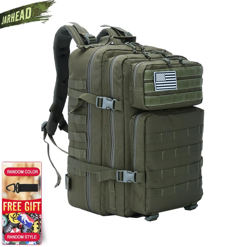 New Large Capacity Man Army Tactical Camo Backpacks Military Assault Bags Outdoor 3P EDC Molle Pack For Trekking Camping Hunting