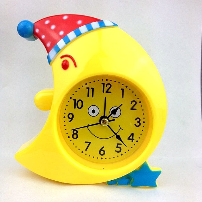 Children Alarm Clock Cartoon Bear Frog Cat Silent Clocks Watch Time Stand Cat Clocks Home Decoration Mute Electronic Desk Clock