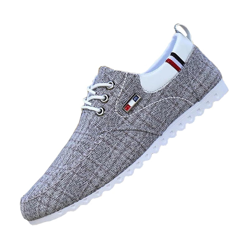 Fashion Shoes Walking Men Shoes Men Casual Shoes 2021 Spring Hot Sale Sweat-Absorbant Breathable Casual Canvas Men Driving Shoes