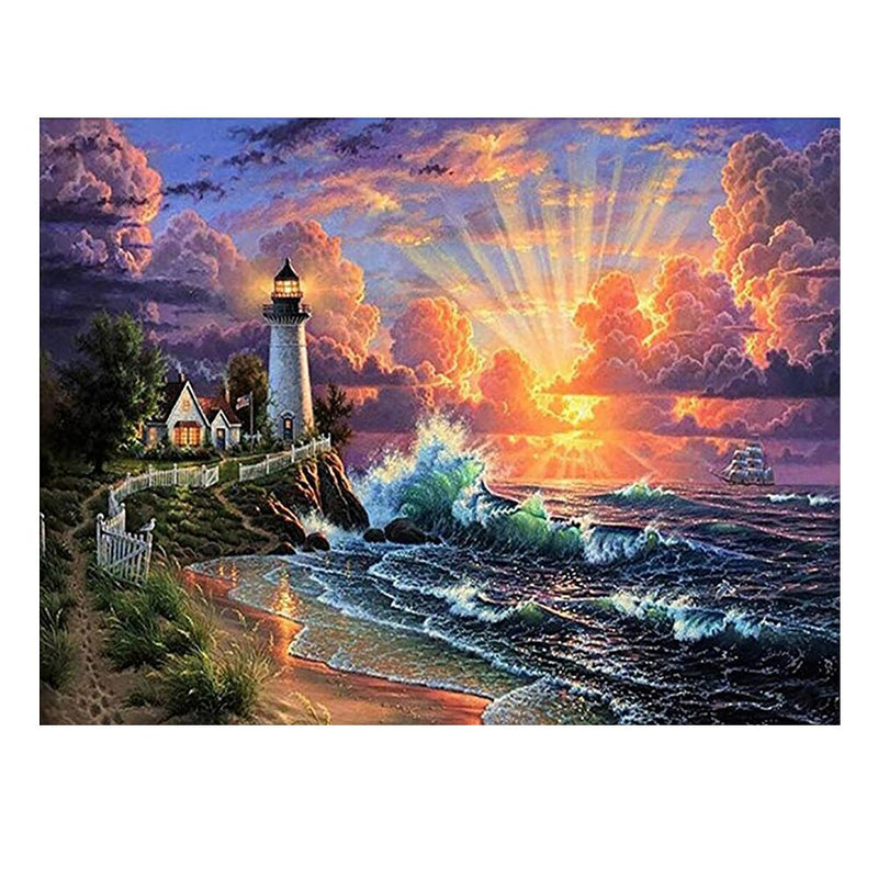 Landscape waterfall 5D diamond painting new product rhinestone embroidery diamond mosaic complete design cross stitch home decor