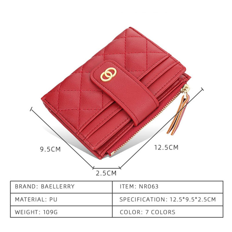 2021 New Women Wallets Fashion PU Leather Top Quality Female Purse Short Card Holder Brand Wallet For Women