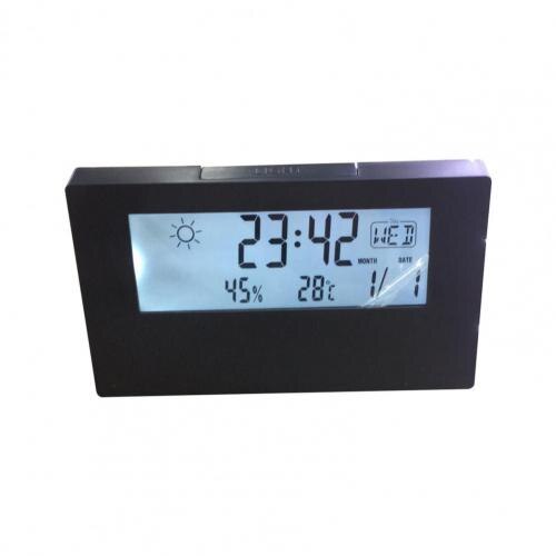 Small Desk Clocks   Electronic LCD Time Display Alarm Clock  LCD Electronic Clock Useful Digital Alarm Clock