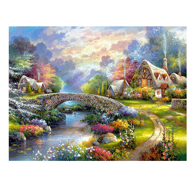 Landscape waterfall 5D diamond painting new product rhinestone embroidery diamond mosaic complete design cross stitch home decor