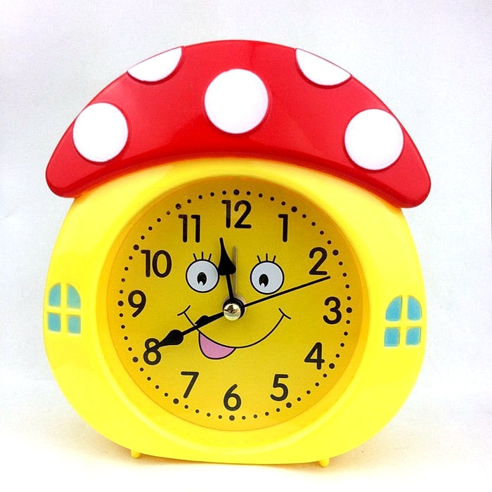 Children Alarm Clock Cartoon Bear Frog Cat Silent Clocks Watch Time Stand Cat Clocks Home Decoration Mute Electronic Desk Clock