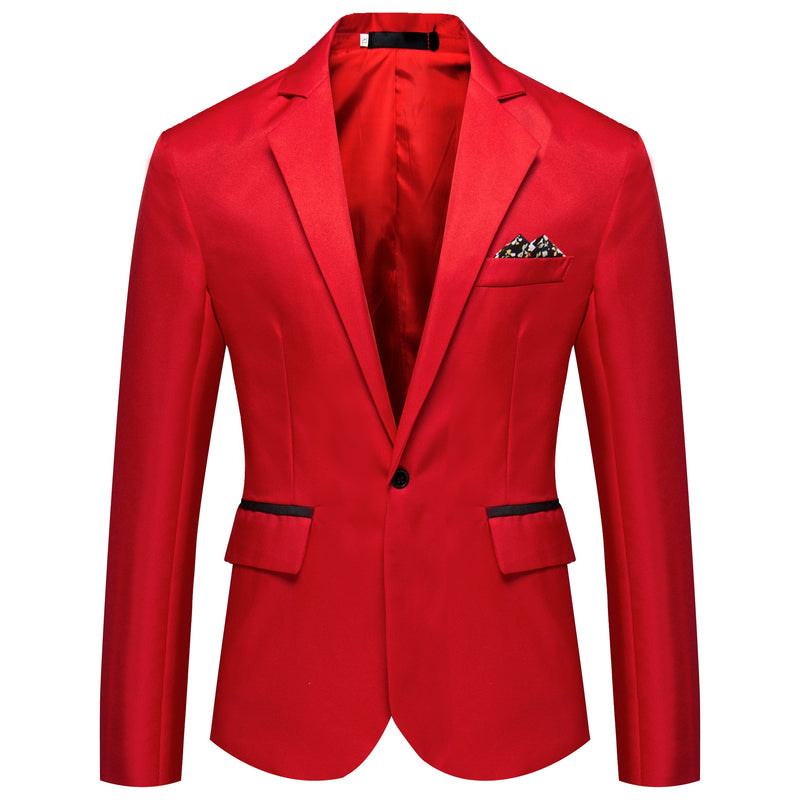 Men Slim Fit Office Blazer Mens Jacket Wedding Dress Casual Business Male Suit Coats Elegant Suit Man Jackets for Men&