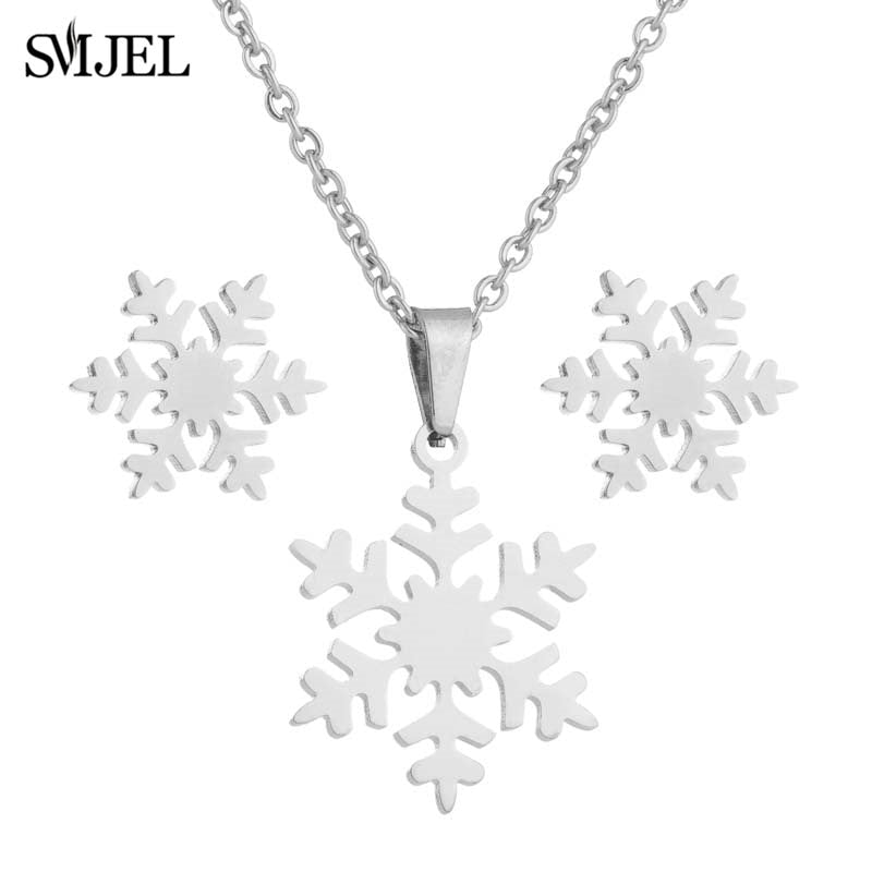 SMJEL Stainless Steel Necklaces for Women Jewelry Mini Animal Rabbit Necklace Heart Beat Dog Paw Print Collier Femme Wholesale