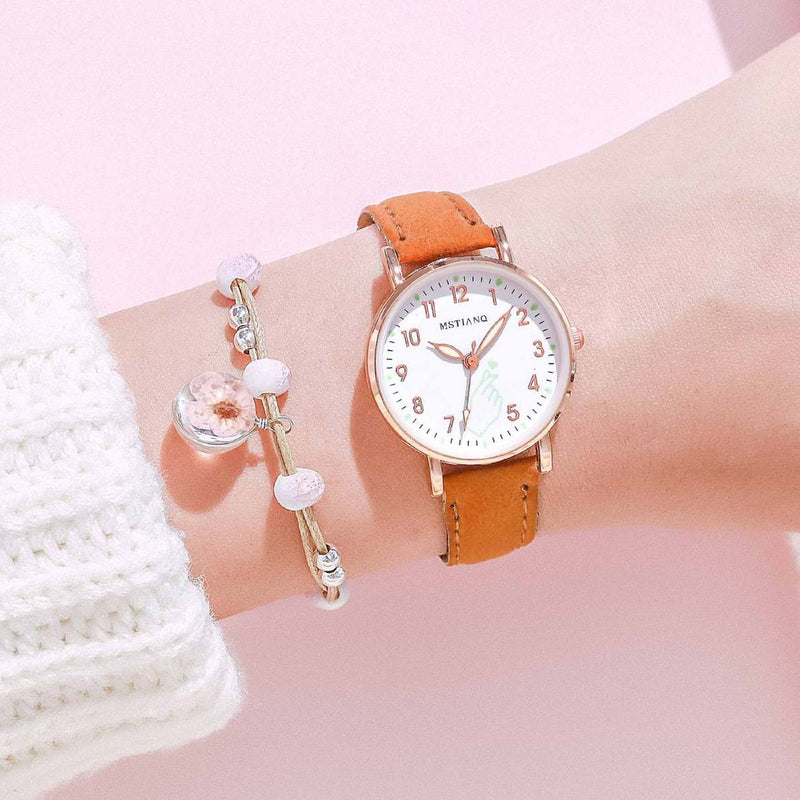 Casual Cute Small Dial Ladies Watch Luminous Women Watches Set New Fashion Female Wristwatch Bracelet watch for women luxury