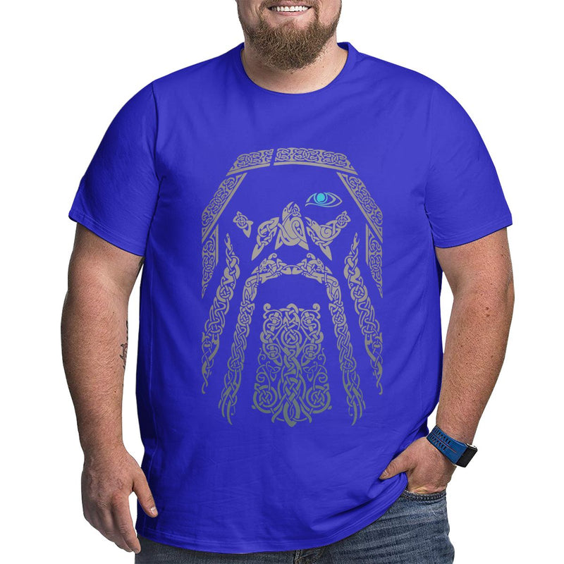 Men ODIN Vikings Valhalla T Shirt Cotton Vintage Big Tall Tops Plus Size Tees Big Size Large Clothing 4XL 5XL 6XL T-Shirts