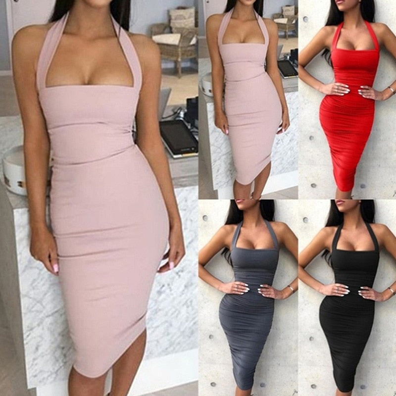 Bodycon Bandage Dress Women Vestidos Verano Summer Sexy Elegant White Black Yellow One Shoulder Mini Celebrity Party Dress