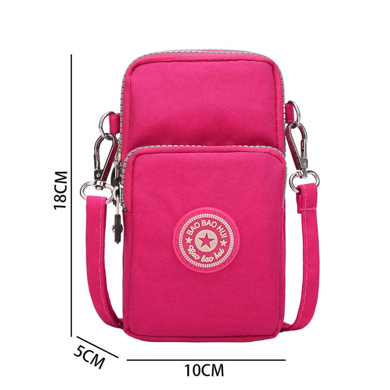 Small Shoulder Bags Nylon Women Mobile Phone Bags Mini Female Messenger Purse Lady Wallet New 2022 CrossBody Bag bolso mujer