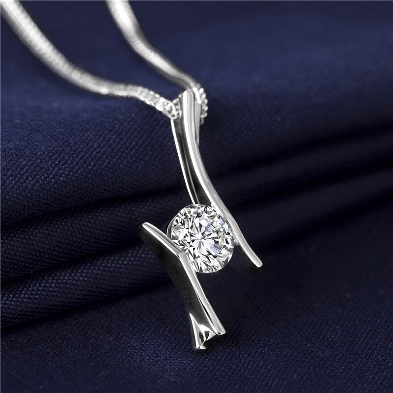 Moissanite 18K Gold Necklace Classic Design Jewelry MS-206 Messi Jewelry