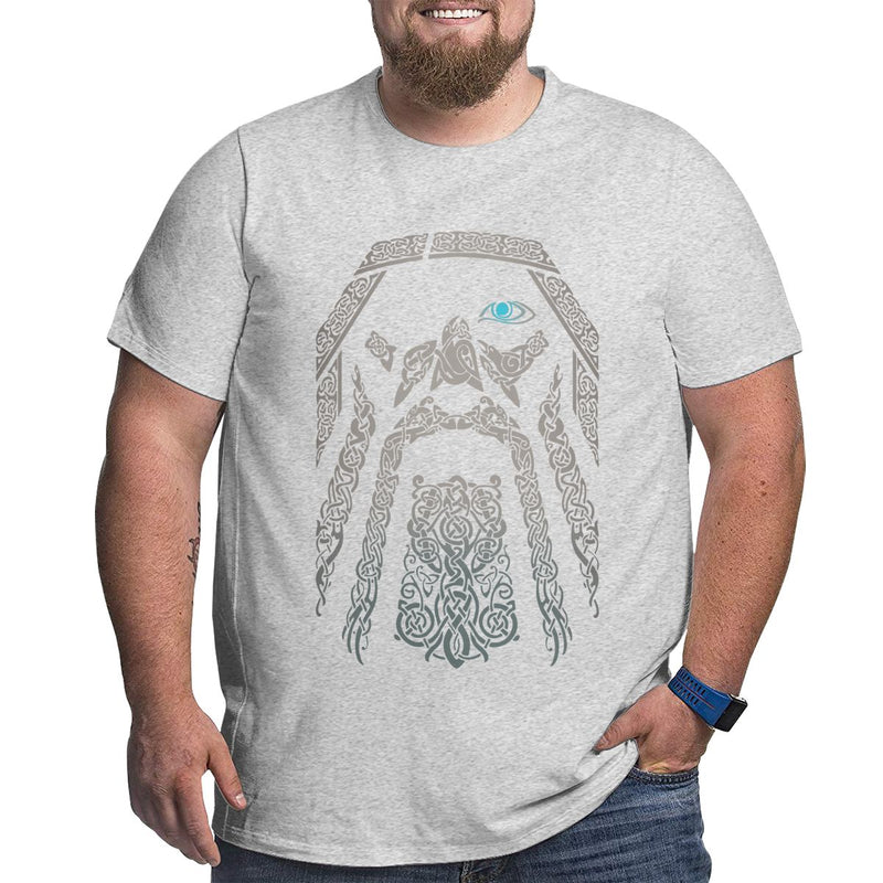 Men ODIN Vikings Valhalla T Shirt Cotton Vintage Big Tall Tops Plus Size Tees Big Size Large Clothing 4XL 5XL 6XL T-Shirts