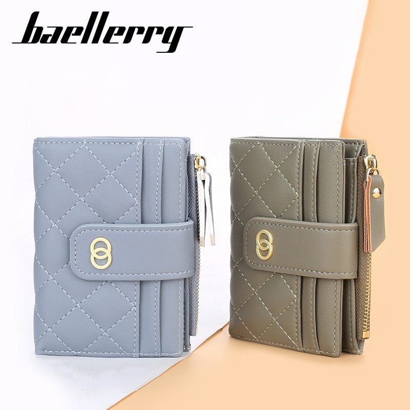 2021 New Women Wallets Fashion PU Leather Top Quality Female Purse Short Card Holder Brand Wallet For Women