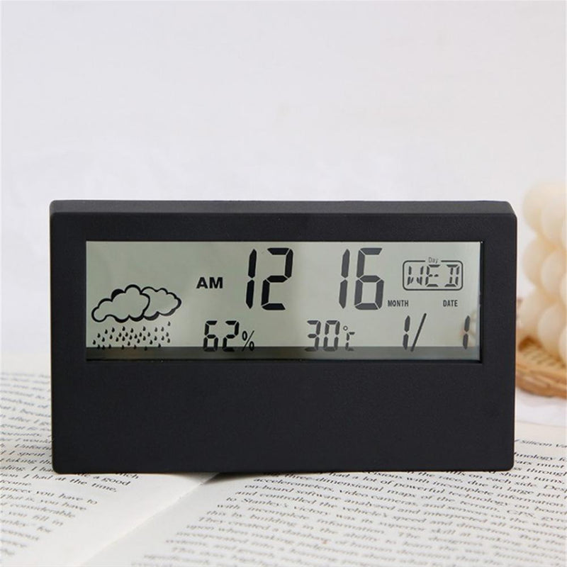 Small Desk Clocks   Electronic LCD Time Display Alarm Clock  LCD Electronic Clock Useful Digital Alarm Clock