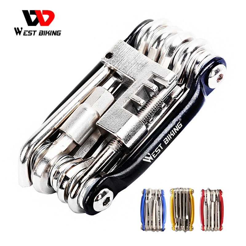 WEST BIKING Multifunction Bicycle Repair Tools Kit Steel Allen Wrench Screwdriver Cycling MTB Mountain Bike Maintenance Tools