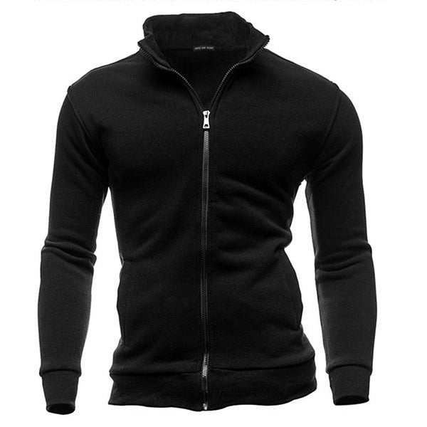 MRMT 2022 Brand New Men's No Hoodies Sweatshirts Zipper Stand Collar Men Sweatshirts For Male No Hooded Sweatshirt Man Pullover