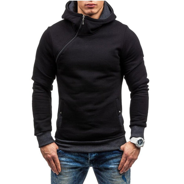 MRMT 2022 Brand Men&#39;s Hoodies Sweatshirts New Slim Pullover Men&#39;s Hoody Sweatshirt for Male Diagonal Zipper Man Hood Sweatshirt